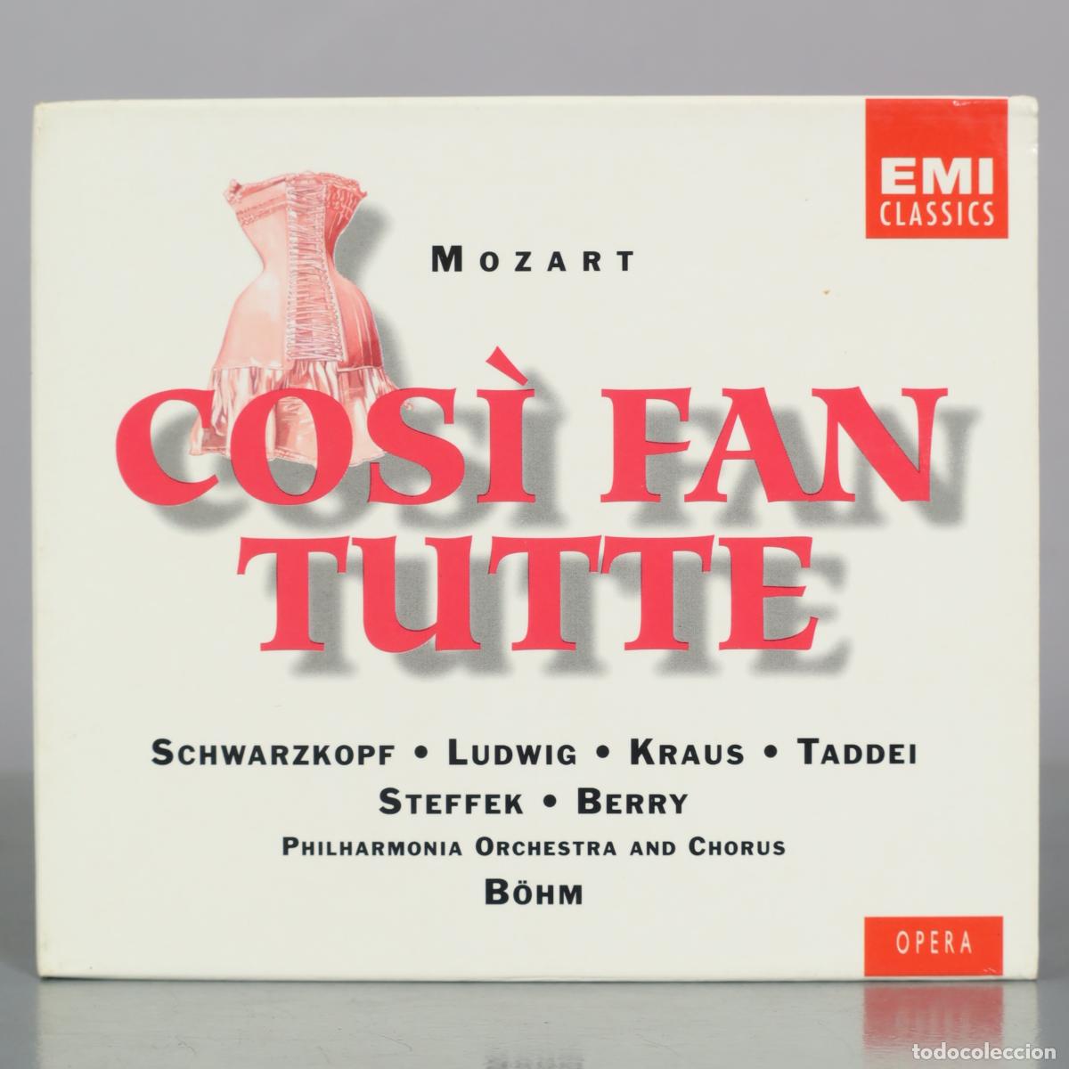 CD di Musica: CD. Mozart - Cosi Fan Tutte - Schwarzkopf, Ludwig, Kraus, Taddei, Steffek, Berry, Philharmonia