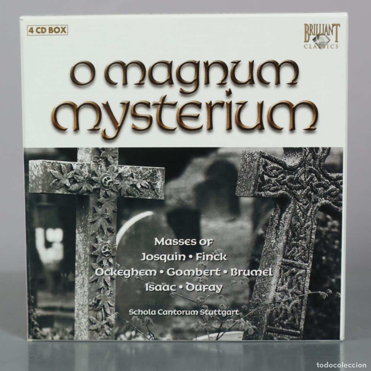 CDs de m&uacute;sica: CD. O Magnum Mysterium - Masses of Josquin, Finck, Ockeghem, Gombert, Brumel, Isaac, Dufay - Schola