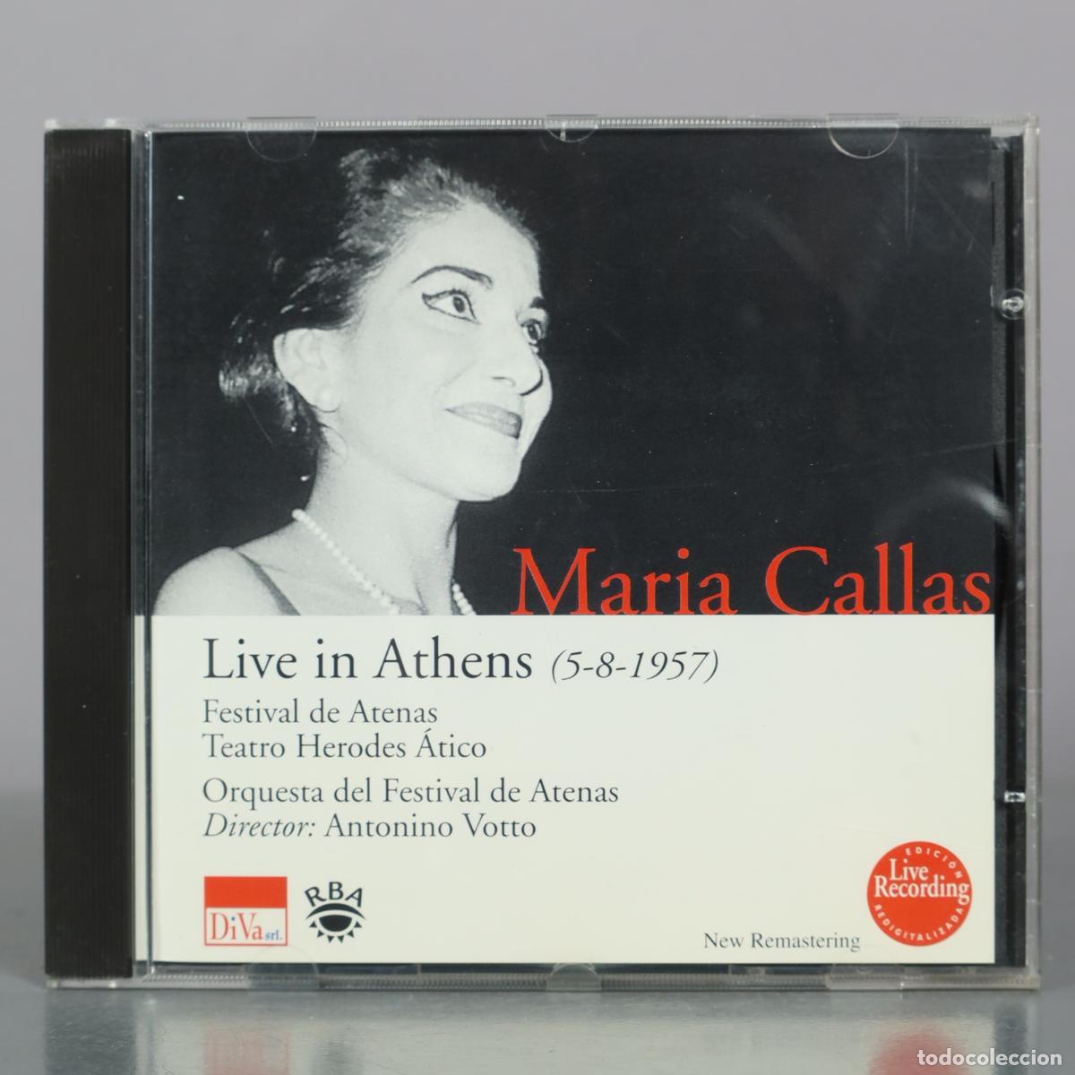 Musik-CDs: CD. Live in Athens - Maria Callas - Antonino Votto - Orquesta del Festival de Atenas - DiVa srl