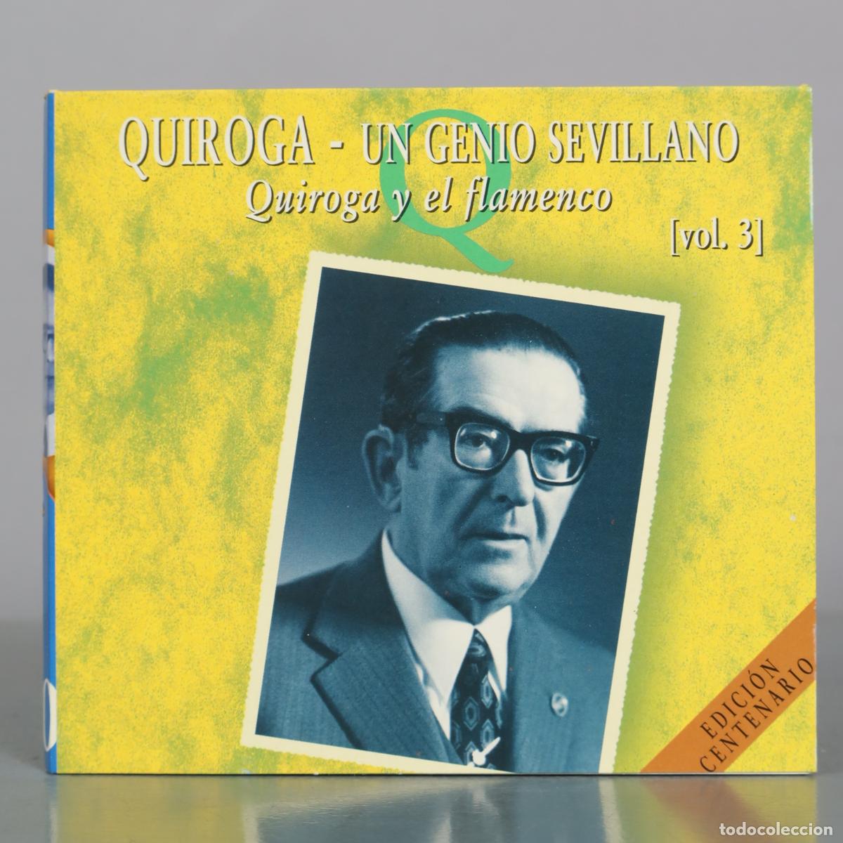 CDs de m&uacute;sica: CD. Quiroga - Un genio sevillano - Quiroga y el flamenco - Edici&oacute;n Centenario