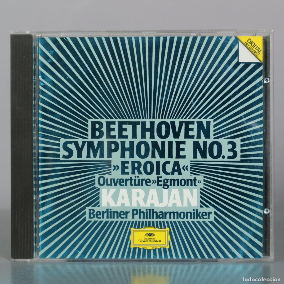CDs de m&uacute;sica: CD. Beethoven - Symphonie No. 3 - Eroica - Ouvert&uuml;re - Egmont - Karajan - Berliner Philharmoniker -