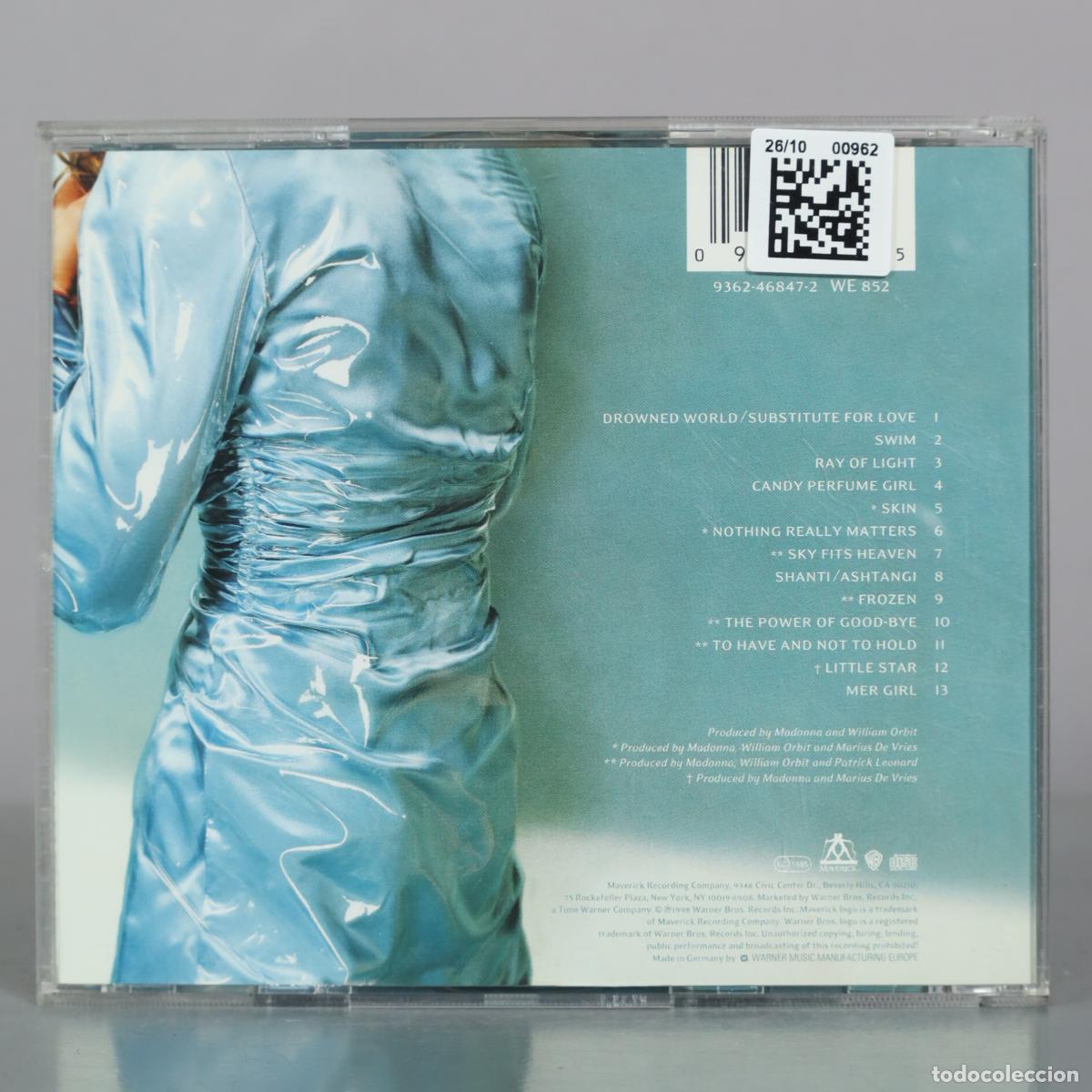 CDs de m&uacute;sica: CD. Madonna - Ray of Light - Foto 2