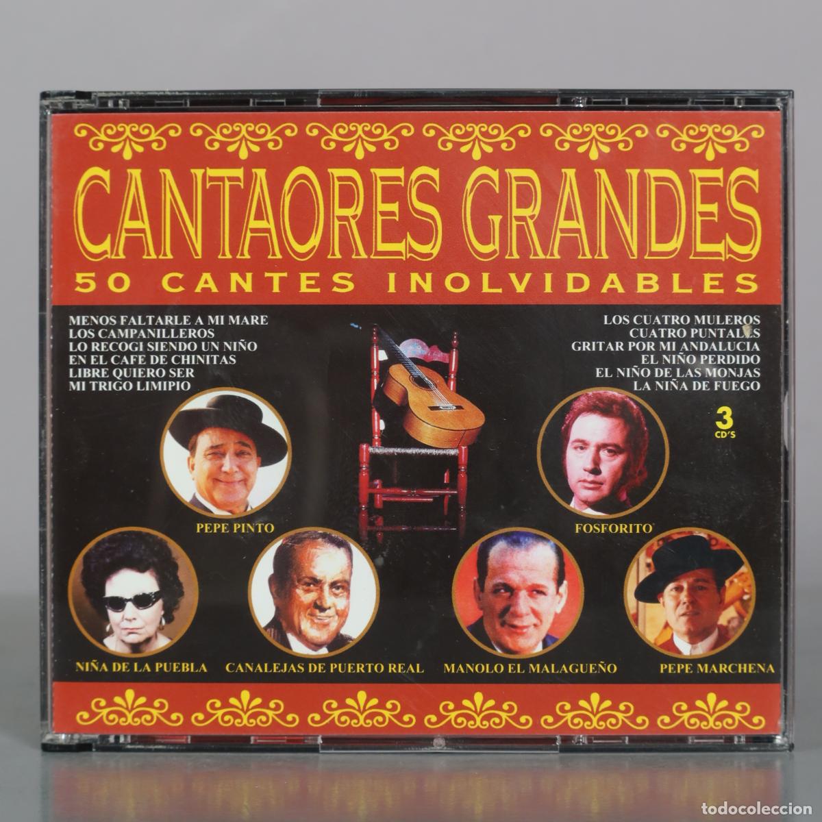 CDs de m&uacute;sica: CD. Cantaores Grandes - 50 Cantes Inolvidables - Divucsa