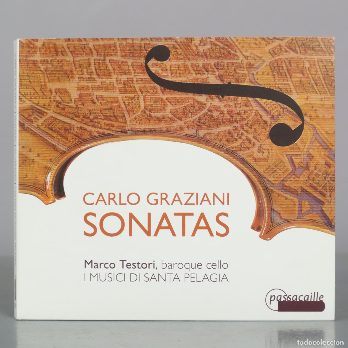 CDs de m&uacute;sica: CD. Carlo Graziani - Sonatas - Marco Testori - I Musici di Santa Pelagia - Passacaille