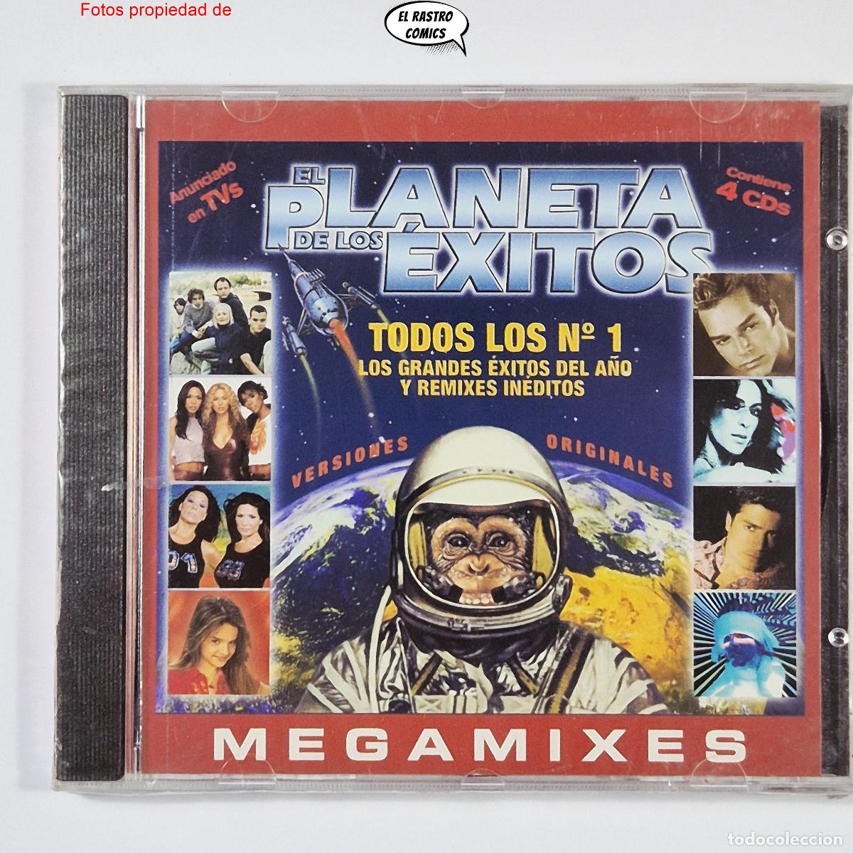 CDs de m&uacute;sica: El Planeta de los &Eacute;xitos Megamixes Todos los n&ordm; 1 Remixes In&eacute;ditos, Melody, Galle&oacute;n... CD precintado