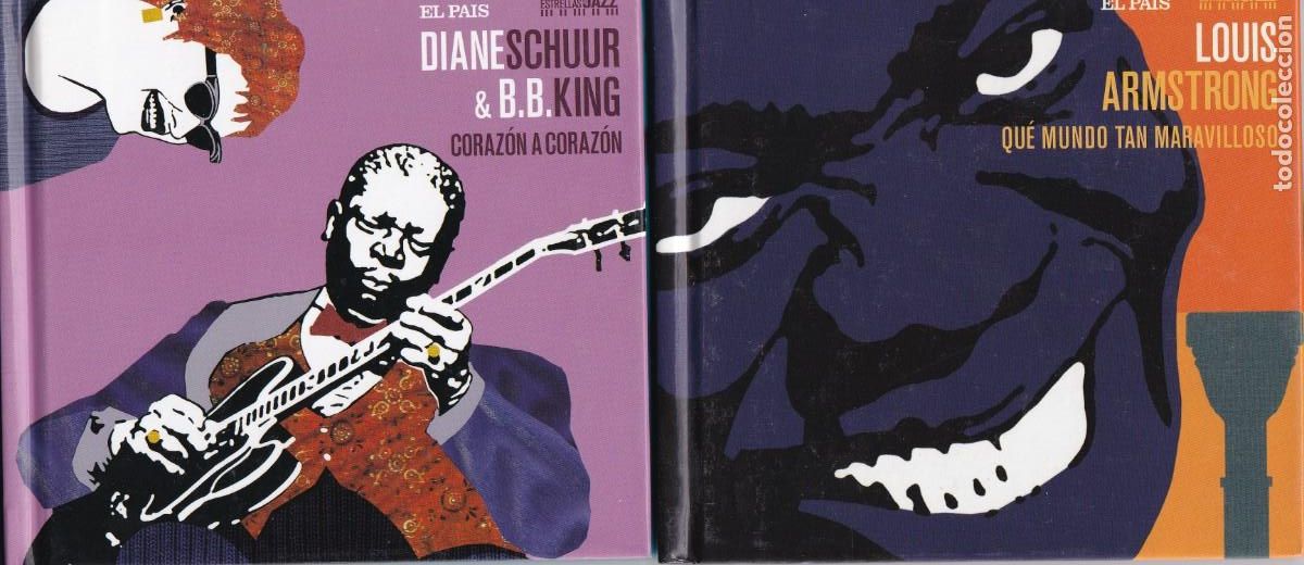 CDs de m&uacute;sica: Lote 2 CD : BB.King y Diane Schuur + Louis Armstrong