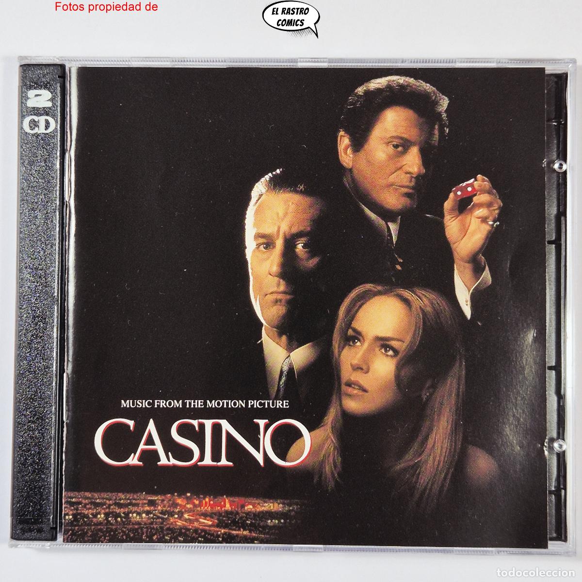 CDs de m&uacute;sica: Casino, Music from the motion picture, doble, 2 CD MCA 1995, BSO B S O, muy buen estado
