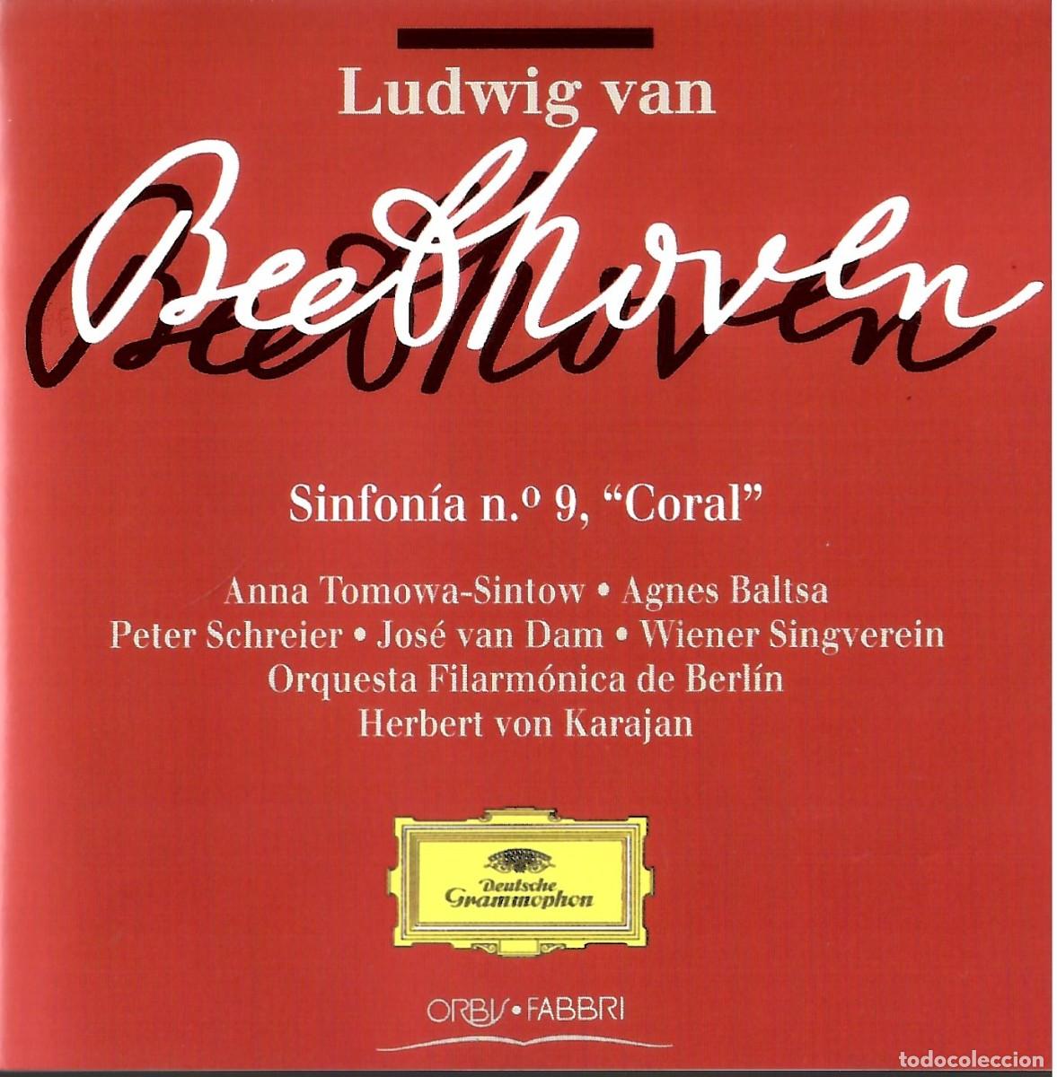 CDs de m&uacute;sica: CD Beethoven - Sinfon&iacute;a N.&ordm; 9 &rdquo;Coral&rdquo; - Karajan (Deutsche Grammophon)