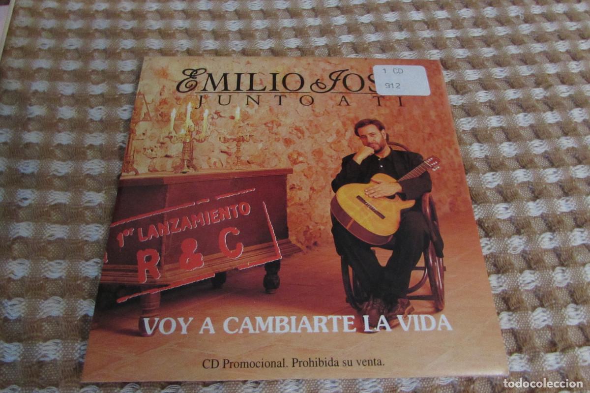 CDs de m&uacute;sica: CD SINGLE - EMILIO JOSE JUNTO A TI - VOY A CAMBIARTE LA VIDA
