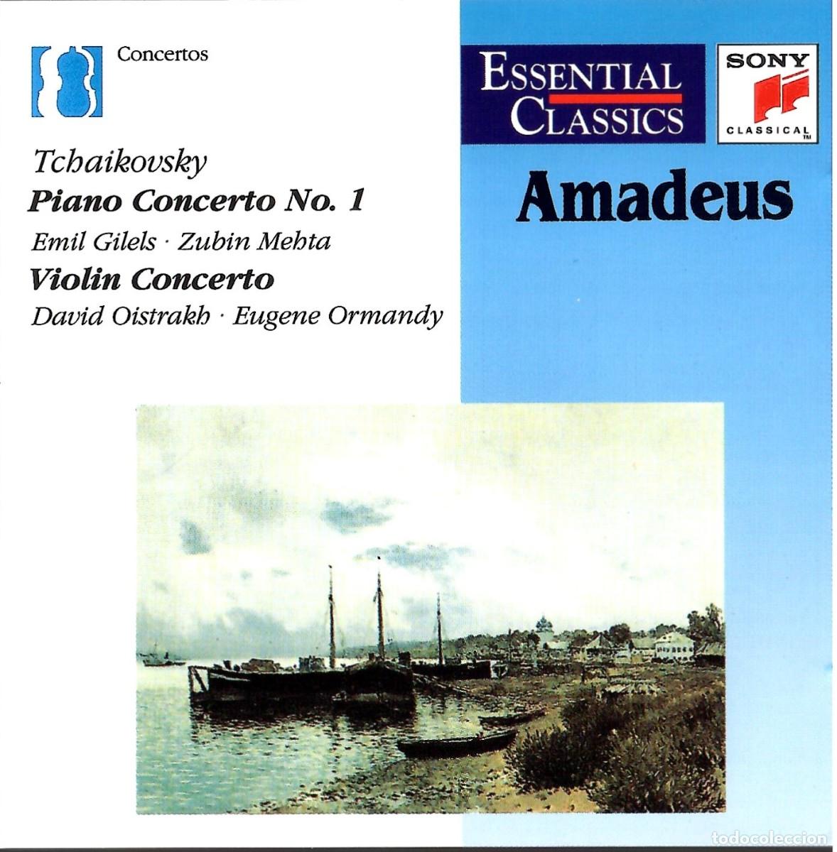CDs de m&uacute;sica: CD Tchaikovsky - Conciertos Piano n.&ordm; 1 y Viol&iacute;n - Gilels / Oistrakh (Sony Essential Classics)