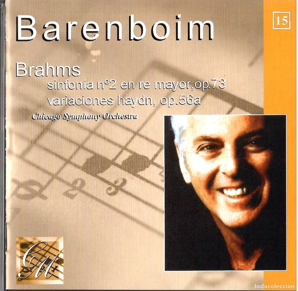CDs de m&uacute;sica: CD Brahms - Sinfon&iacute;a n.&ordm; 2 y Variaciones Haydn - Daniel Barenboim / Chicago Symphony (N.&ordm; 15)