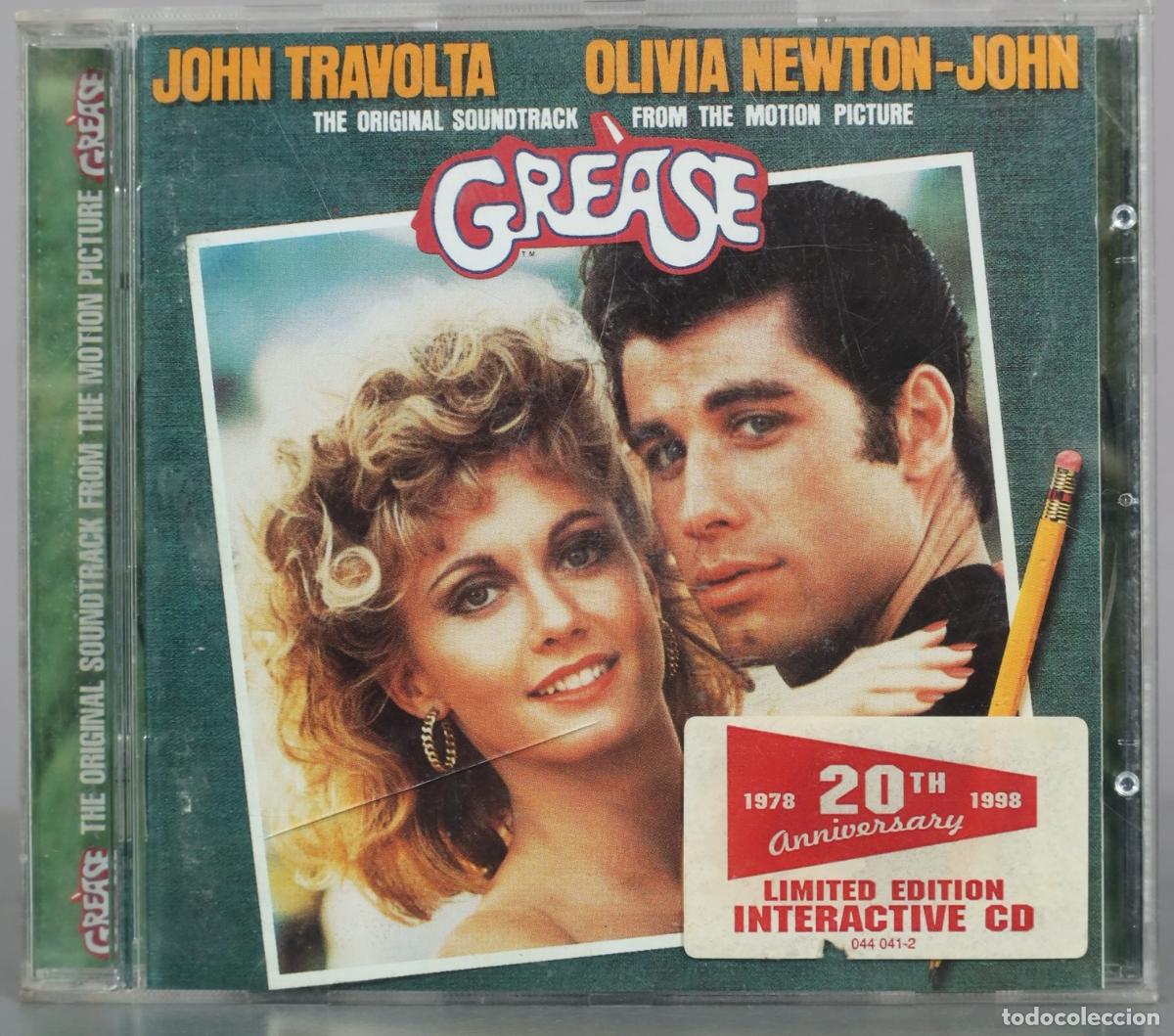 CDs de m&uacute;sica: CD. Grease - The Original Soundtrack From The Motion Picture - John Travolta, Olivia Newton-John -