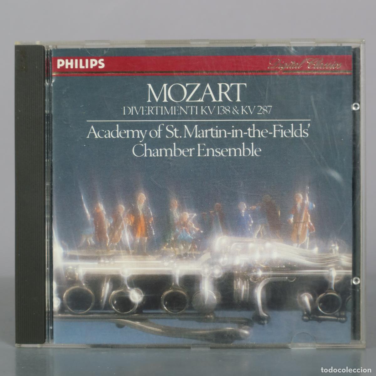 CDs de m&uacute;sica: CD. Mozart - Divertimenti KV 138 & KV 287 - Academy of St. Martin-in-the-Fields Chamber Ensemble -