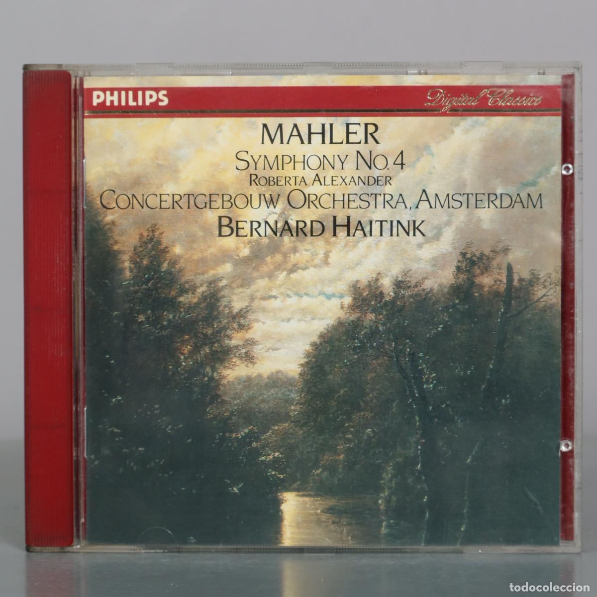 CDs de m&uacute;sica: CD. Symphony No. 4 - Gustav Mahler, Roberta Alexander, Concertgebouw Orchestra, Amsterdam, Bernard
