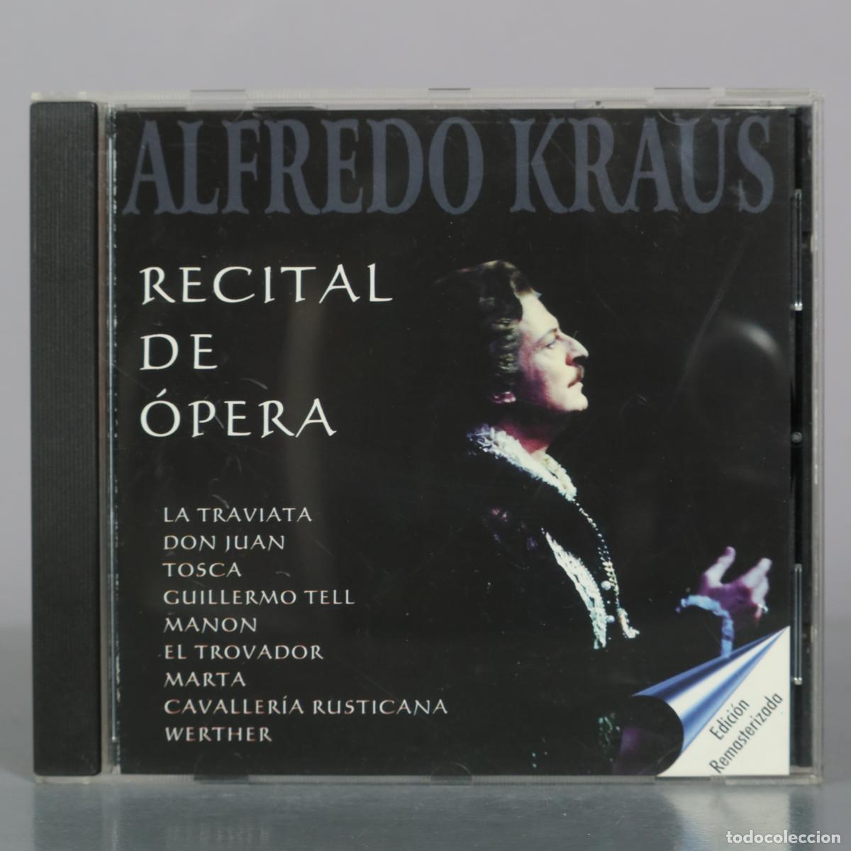 CDs de m&uacute;sica: CD. Recital de &Oacute;pera - Alfredo Kraus - Orquesta Sinf&oacute;nica de Madrid - Franco Patane - Diapason