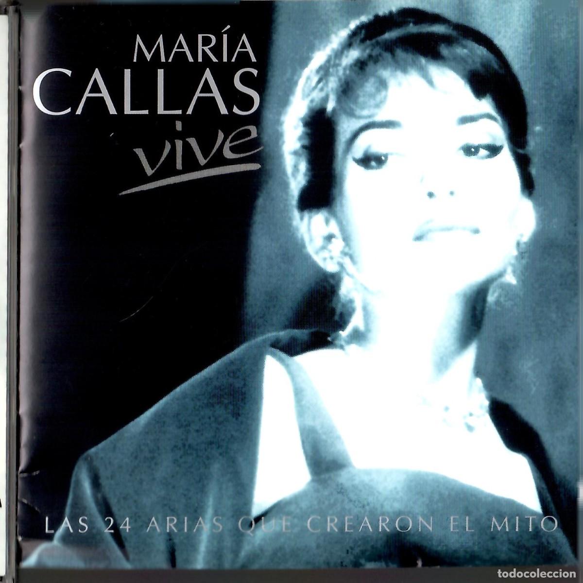 CDs de m&uacute;sica: Lote 2 CDs Mar&iacute;a Callas - Vive - Las 24 Arias Que Crearon El Mito (Recopilatorio &Oacute;pera)