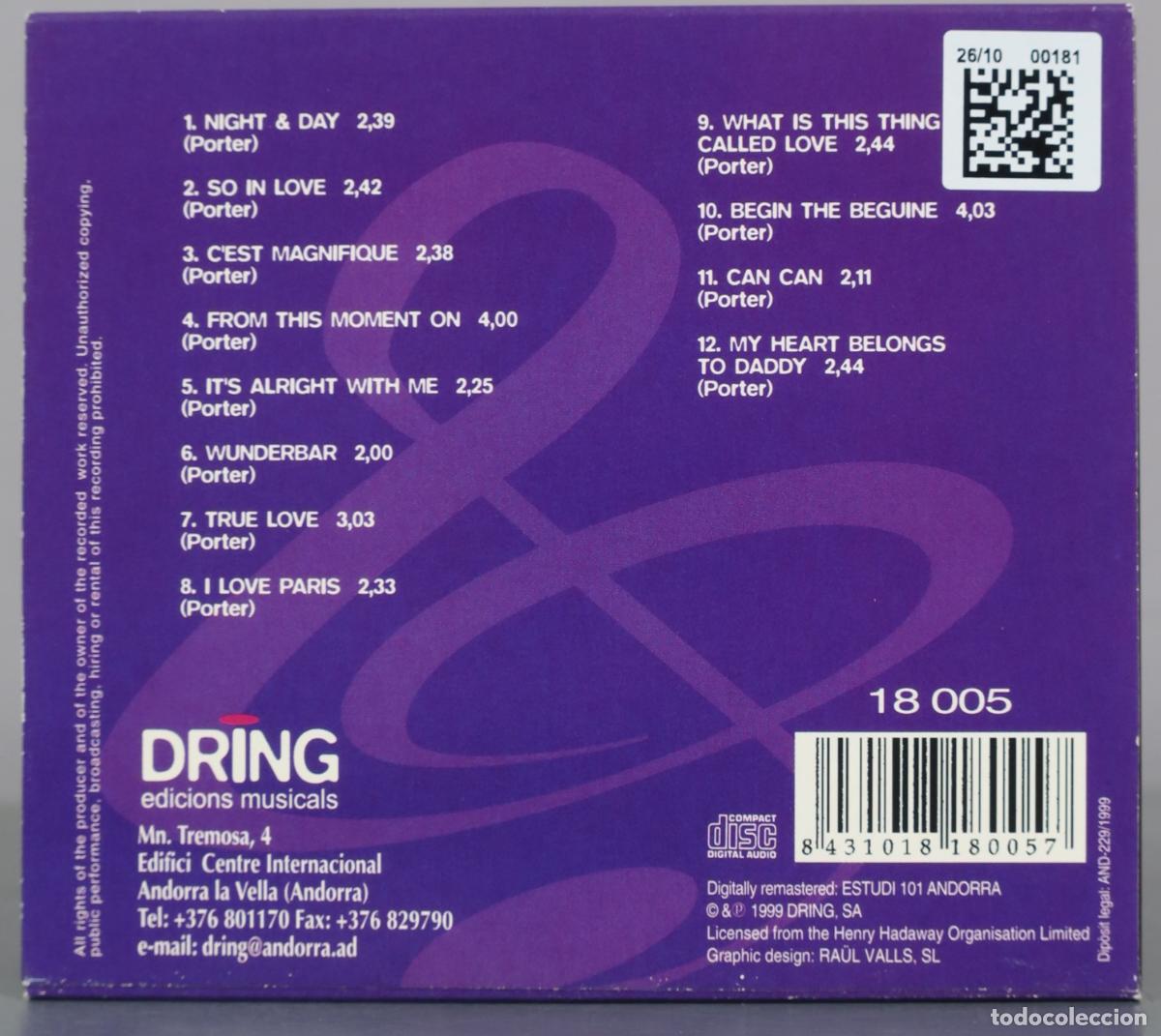 CDs de m&uacute;sica: CD. Cole Porter - Dring Edicions Musicals - Foto 2