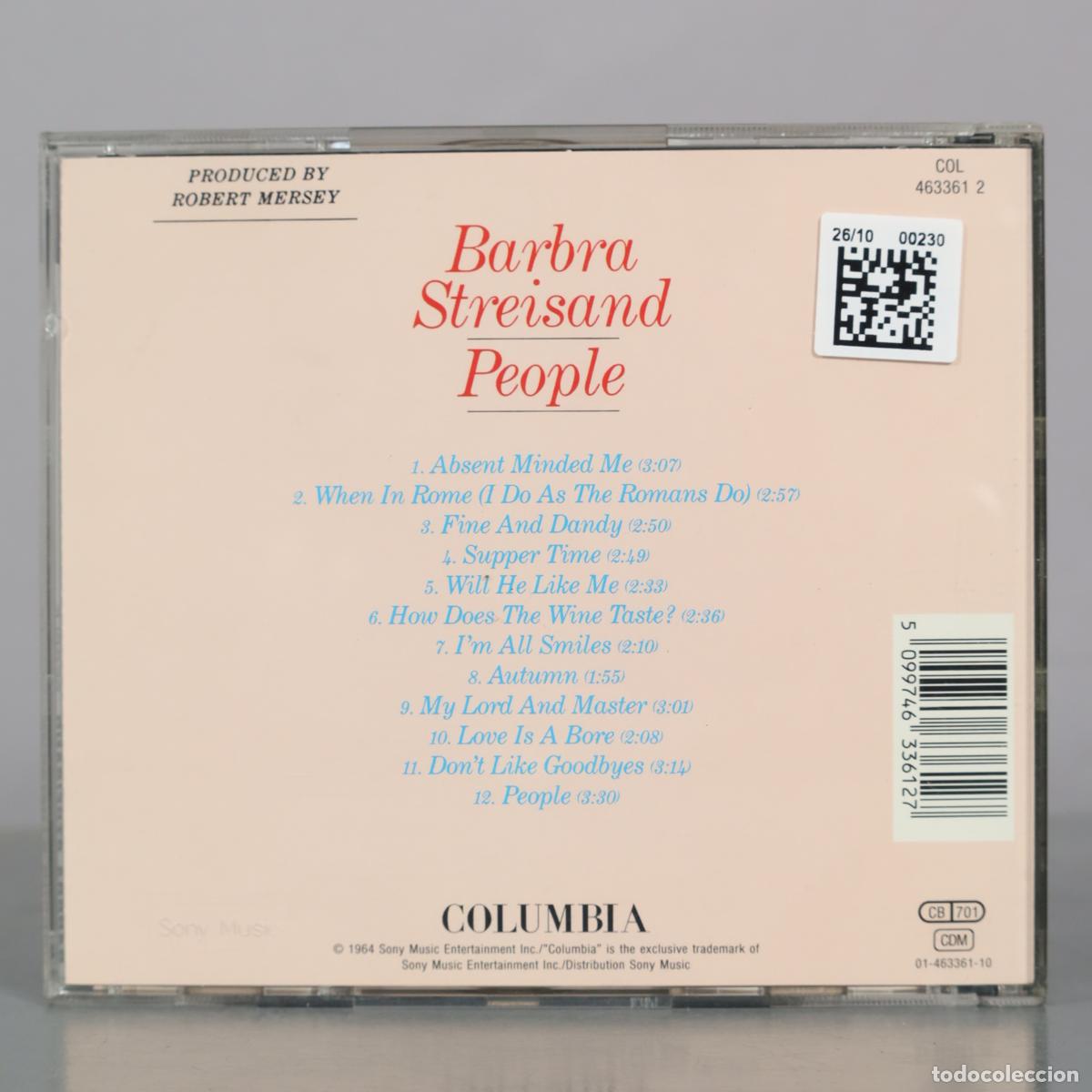 CDs de m&uacute;sica: CD. People - Barbra Streisand - Foto 2