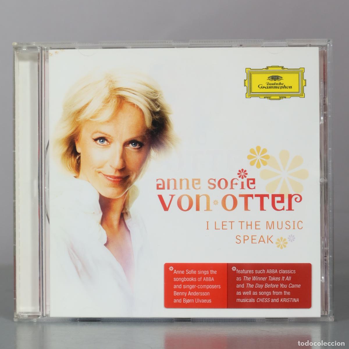 CDs de m&uacute;sica: CD. Anne Sofie von Otter - I Let the Music Speak - Deutsche Grammophon