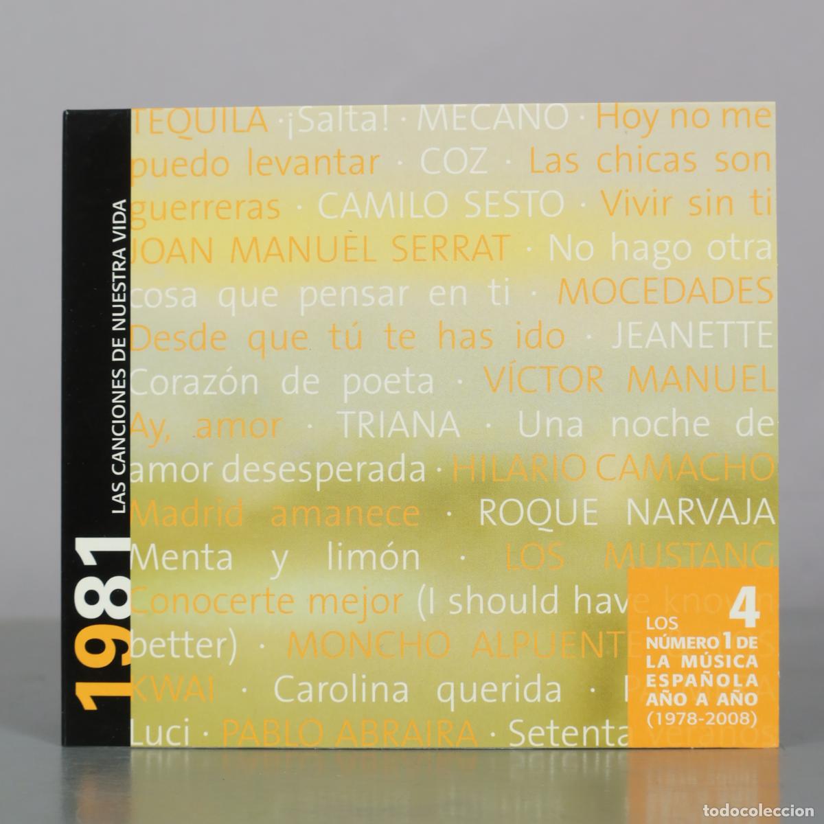 CDs de m&uacute;sica: CD. 1981 - Los N&uacute;mero 1 de la M&uacute;sica Espa&ntilde;ola A&ntilde;o a A&ntilde;o (1978-2008) - Warner Music Spain - Sony BMG