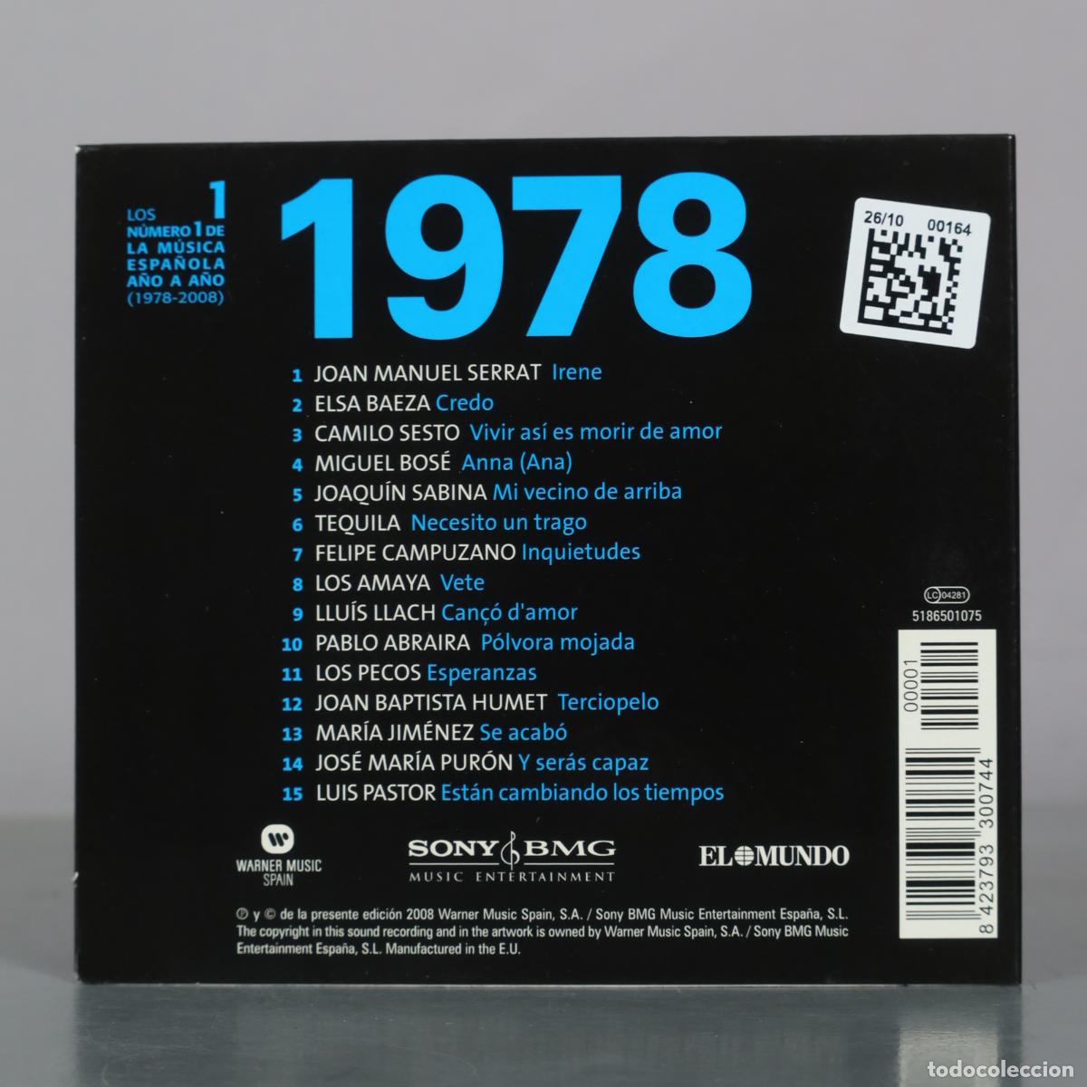 CDs de m&uacute;sica: CD. Las Canciones De Nuestra Vida 1978 - El Mundo - Foto 2