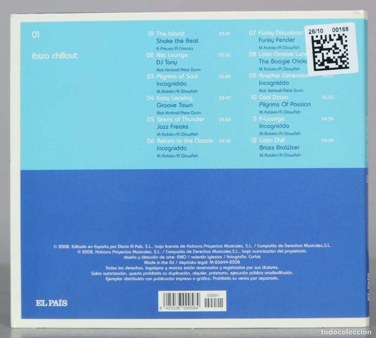 CDs de m&uacute;sica: CD. 01/ibiza chillout - El Pa&iacute;s - Foto 2