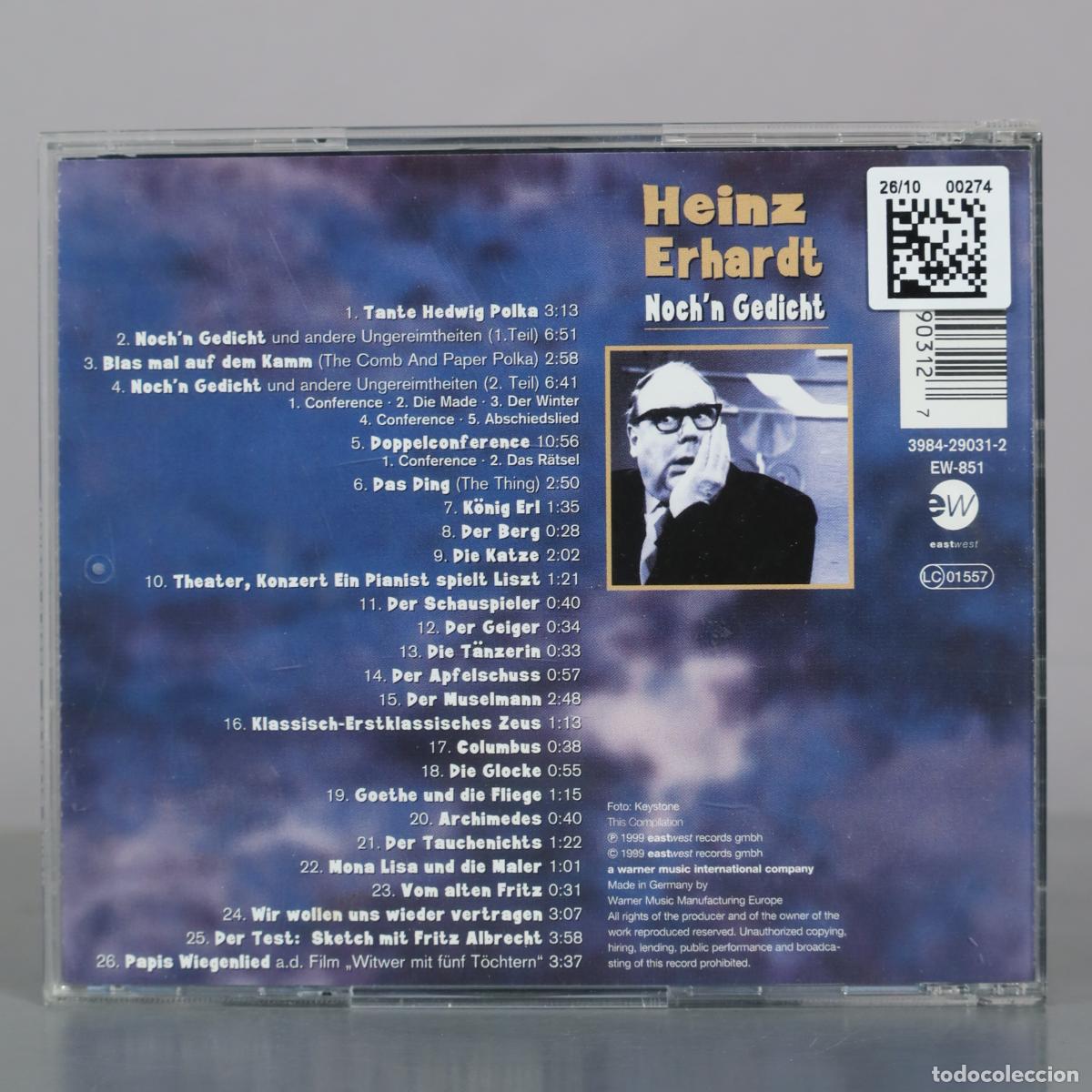 CDs de m&uacute;sica: CD. Heinz Erhardt - Nochn Gedicht - Foto 2