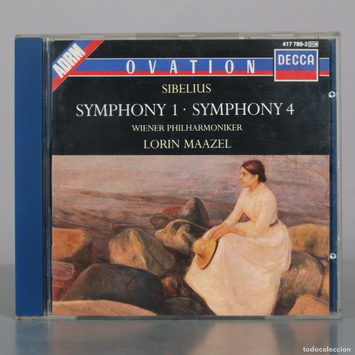 CDs de m&uacute;sica: CD. Sibelius - Symphony 1 - Symphony 4 - Wiener Philharmoniker, Lorin Maazel - Decca