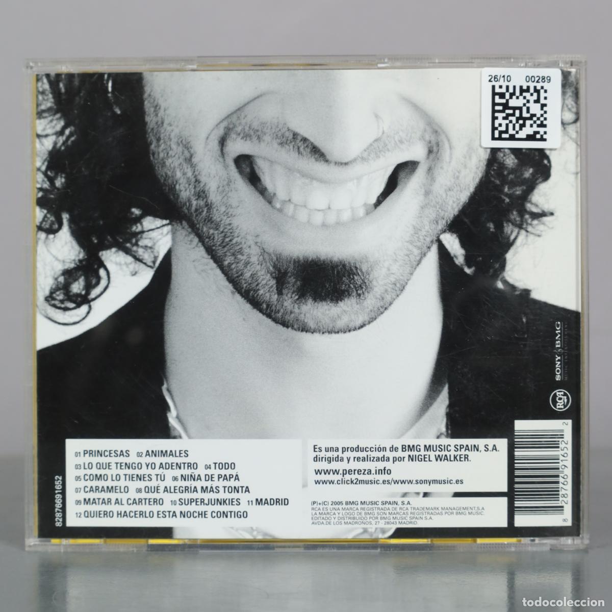 CDs de m&uacute;sica: CD. Animales - Pereza - Foto 2