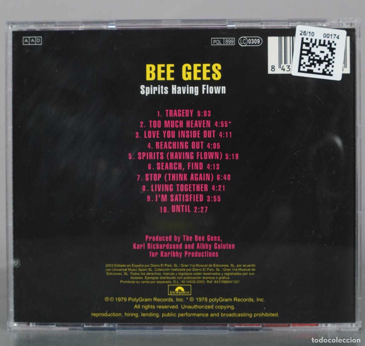 CDs de m&uacute;sica: CD. Bee Gees - Spirits Having Flown - Foto 2