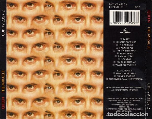 CDs de m&uacute;sica: Queen &rdquo;The Miracle&rdquo; CD primera edici&oacute;n - Foto 2
