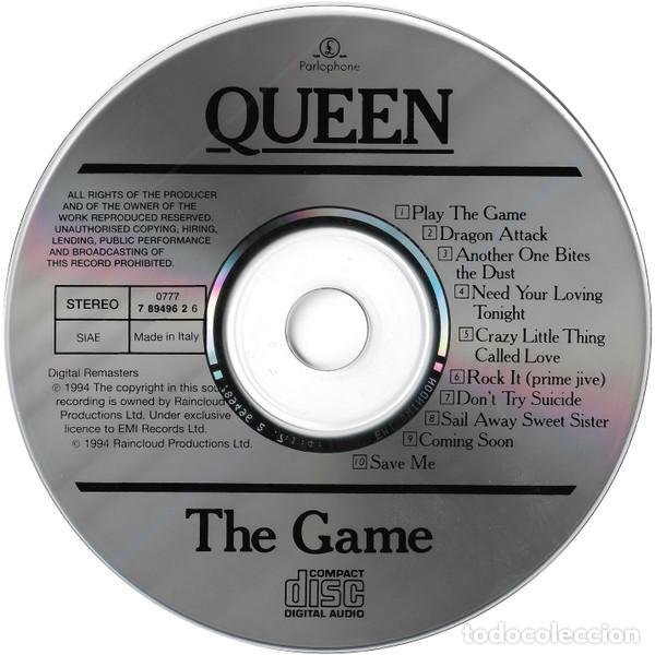 CDs de m&uacute;sica: Queen &rdquo;The Game&rdquo; CD (1994 remasters) - Foto 3