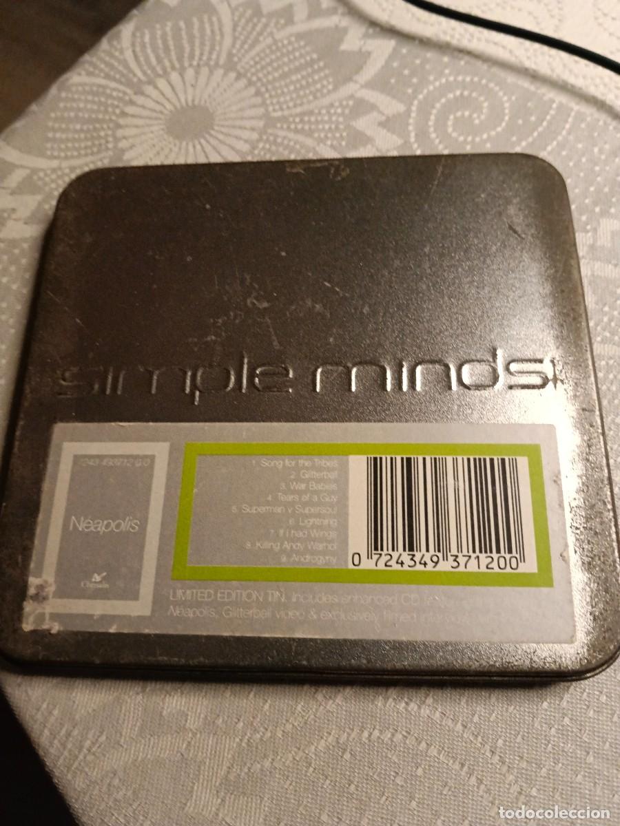 CDs de m&uacute;sica: RAR METAL BOX. CD. SIMPLE MINDS. N&Eacute;APOLIS. LIMITED EDITION