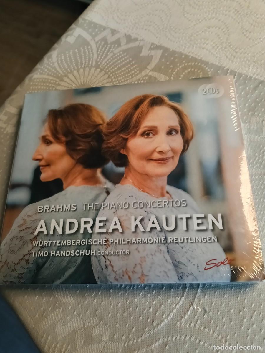 CDs de m&uacute;sica: RAR 2 CD'S. ANDREA KAUTEN. BRAHMS. THE PIANO CONCERTOS. DIGIPACK. SEALED. MINT!!