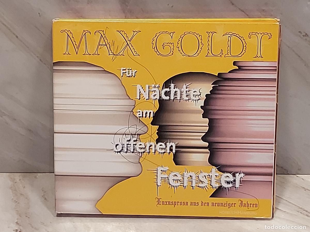 CDs de m&uacute;sica: MAX GOLDT | F&Uuml;R N&Auml;CHTE AM OFFENEN FENSTER | 2 CD | H&Ouml;RBUCH 2003 | ALEM&Aacute;N