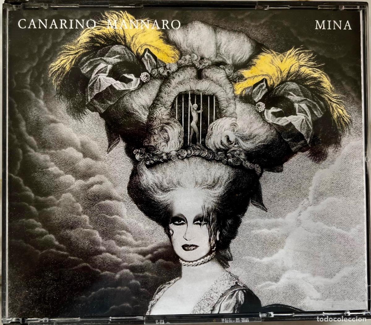 CDs de m&uacute;sica: MINA. CANARINO MANNARO. DOBLE CD CON LBRETO ITALIA CAJA PLASTICO ANCHA