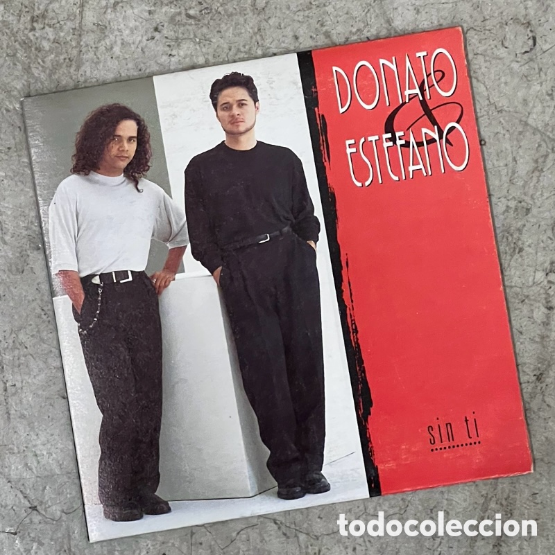 CDs de m&uacute;sica: CD Promocional. Donato &amp; Estefano. &ldquo;Sin ti&rdquo;. Sony Music. 1995.