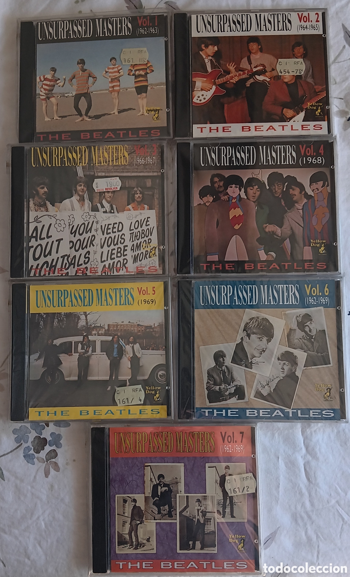 CDs de m&uacute;sica: BEATLES COLECCION ORIGINAL CD UNSURPASSED COMPLETA INCREIBLE SONORIDAD