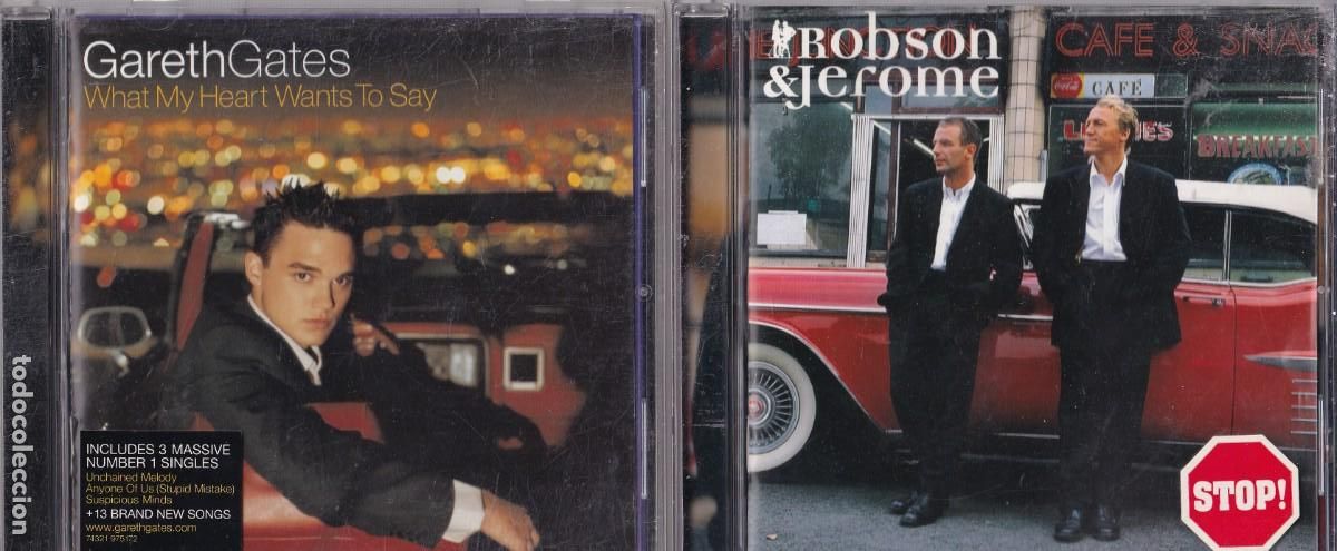 CDs de m&uacute;sica: Lote 2 CD : Gareth Gates + Robson & Jerome