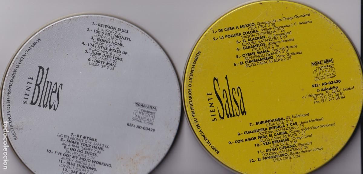 CDs de m&uacute;sica: Lote 2 CD : Blues + Salsa - Foto 2