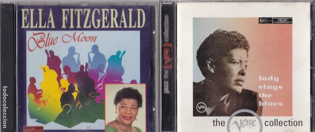 Music CDs: Lote 2 CD : Ella Fitzgerald + Billie Holiday