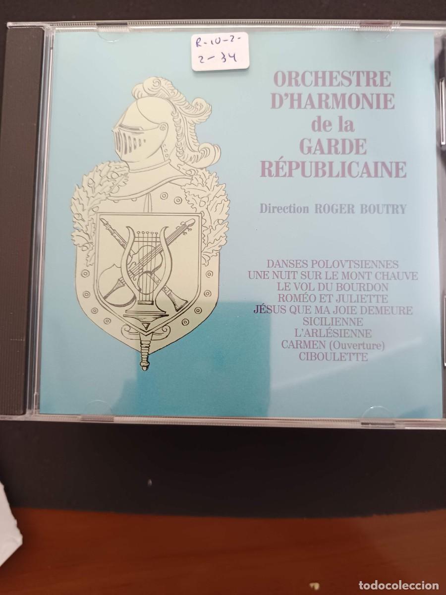 CDs de m&uacute;sica: ORCHESTRE D'HARMONIE DE LA GARDE R&Eacute;PUBLICANE. DIR: ROGER BOUTRY.