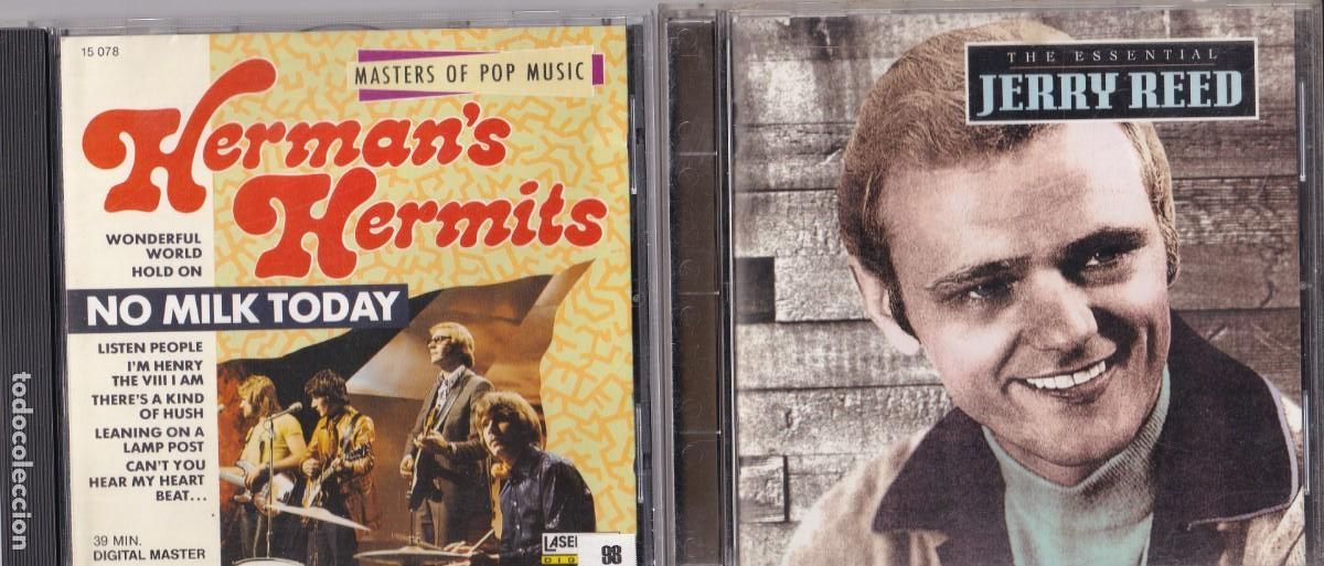 Music CDs: Lote 2 CD : Herman's Hermits + Jerry Reed