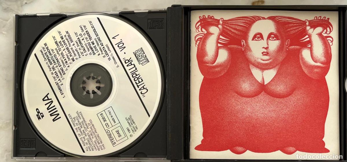 CDs de m&uacute;sica: MINA. CATERPILLAR. VOL 1 Y 2. DOBLE CD CAJA DE PLASTICO ANCHA + LIBRETO. ITALIA 1990