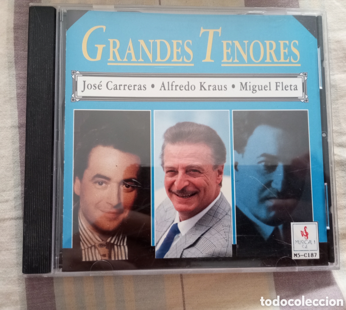 CDs de m&uacute;sica: CD grandes tenores Carreras,Kraus y Fleta