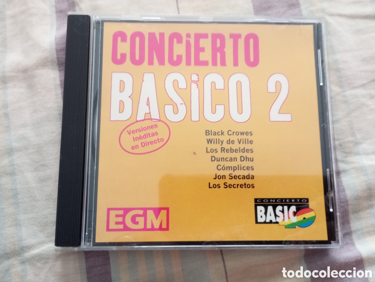CDs de m&uacute;sica: CD Concierto basico 2 versiones in&eacute;ditas en directo varios artistas 1 cd