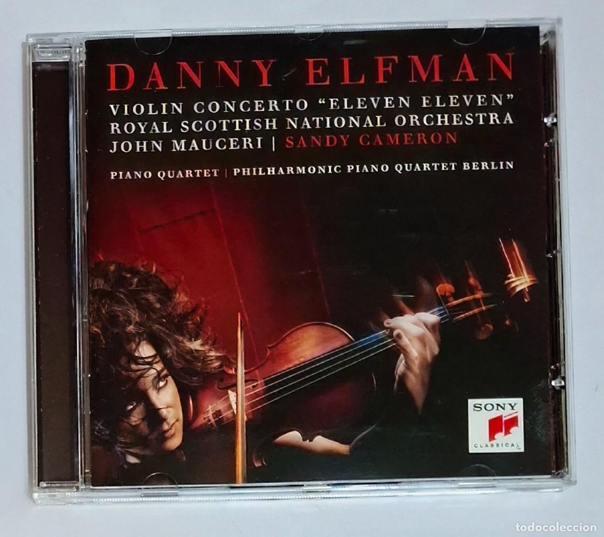 CDs de m&uacute;sica: DANNY ELFMAN: VIOLIN CONCERTO &rdquo;ELEVEN ELEVEN&rdquo; - PIANO QUARTET (1 CD AUDIO-SONY)