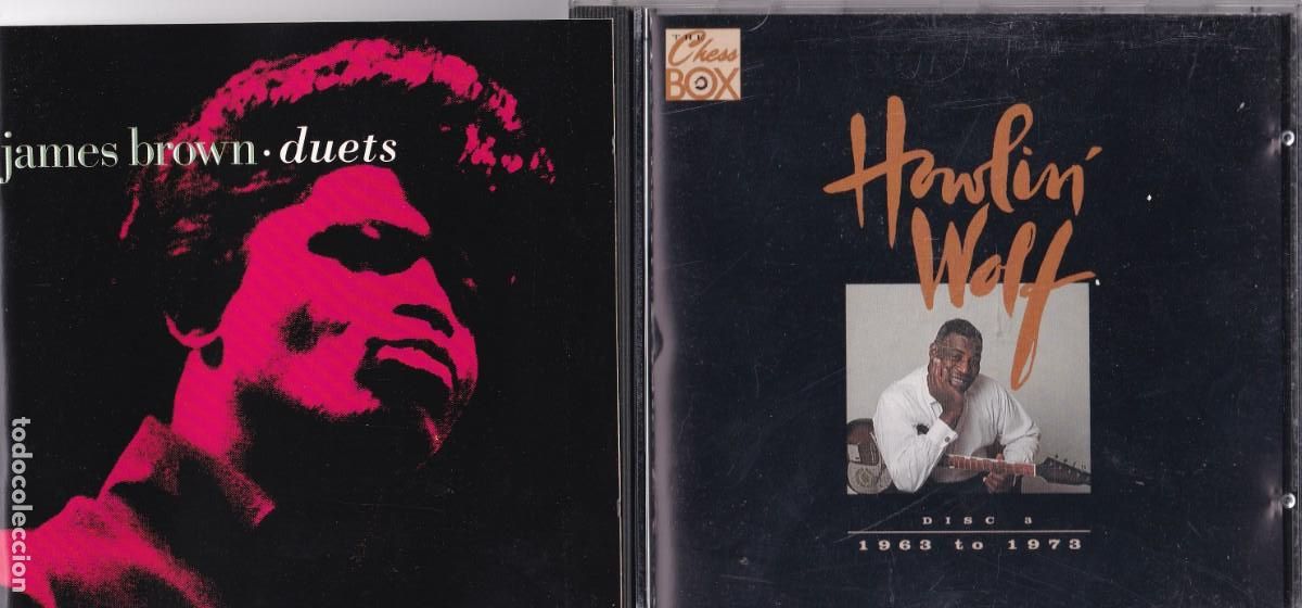 CD de M&uacute;sica: Lote 2 CD : James Brown + Howlin' Wolf