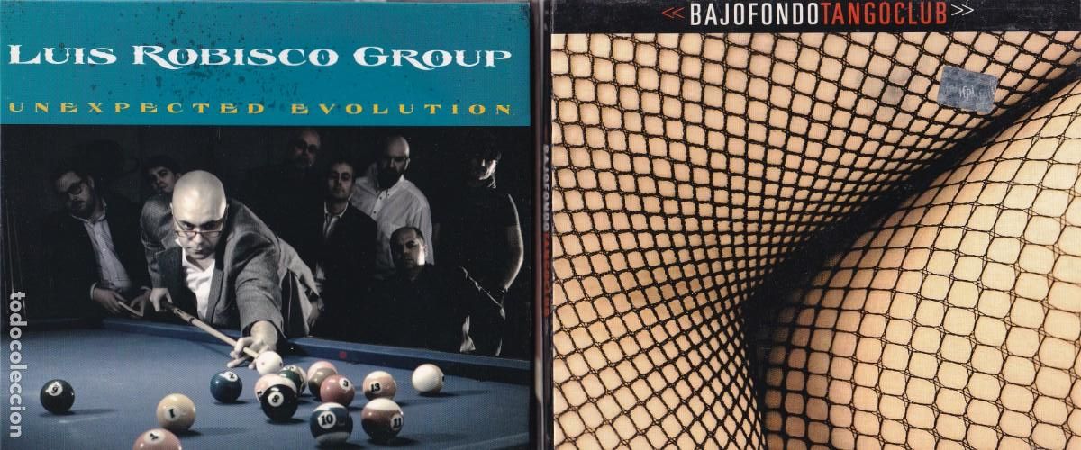 Music CDs: Lote 2 CD : Luis Robisco Group + Bajo Fondo