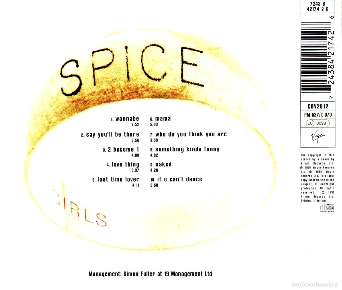 CDs de m&uacute;sica: SPICE GIRLS. SPICE. CD. - Foto 2